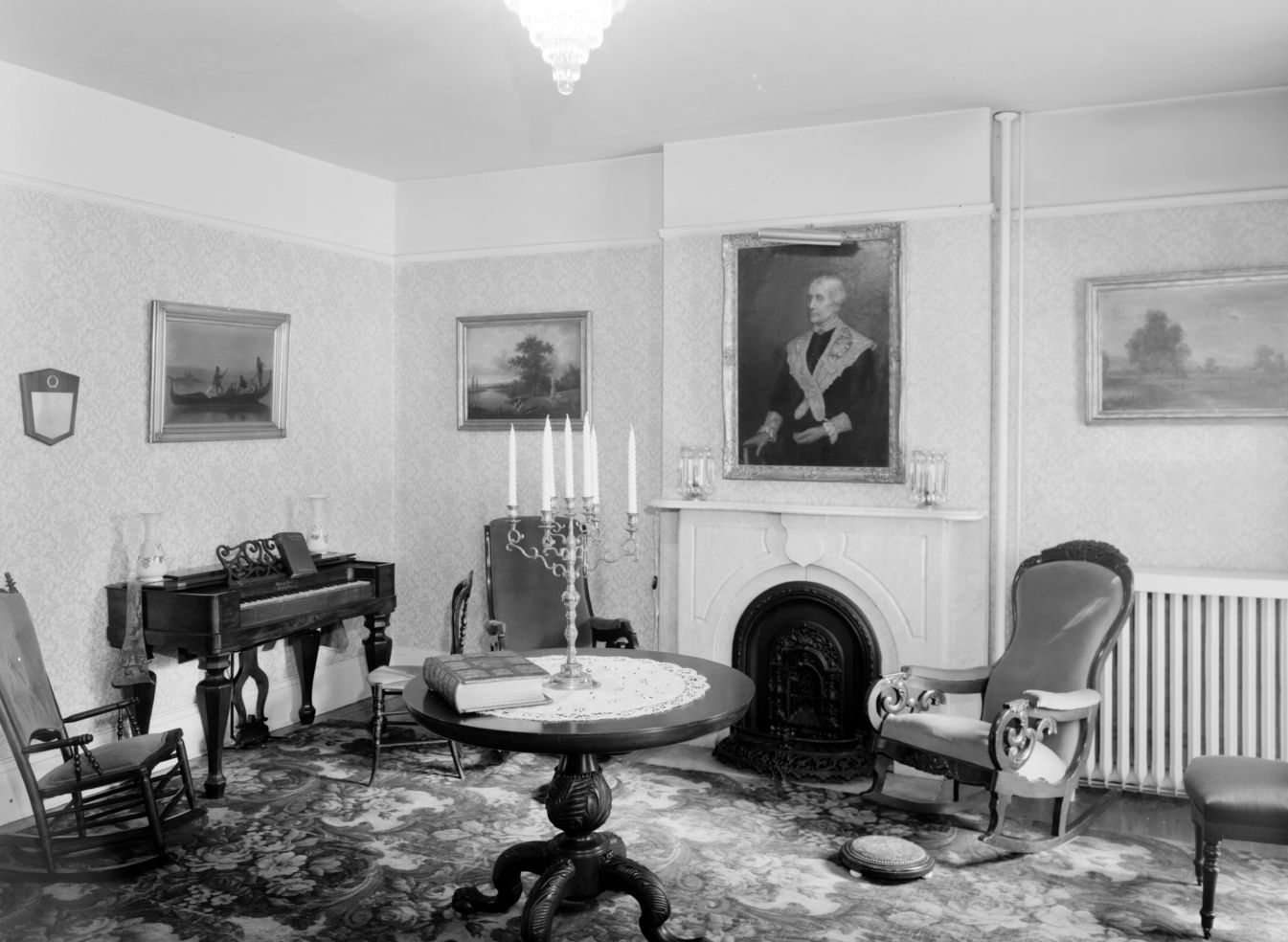 Main Parlor of Susan B. Anthony House. Rochester, NY