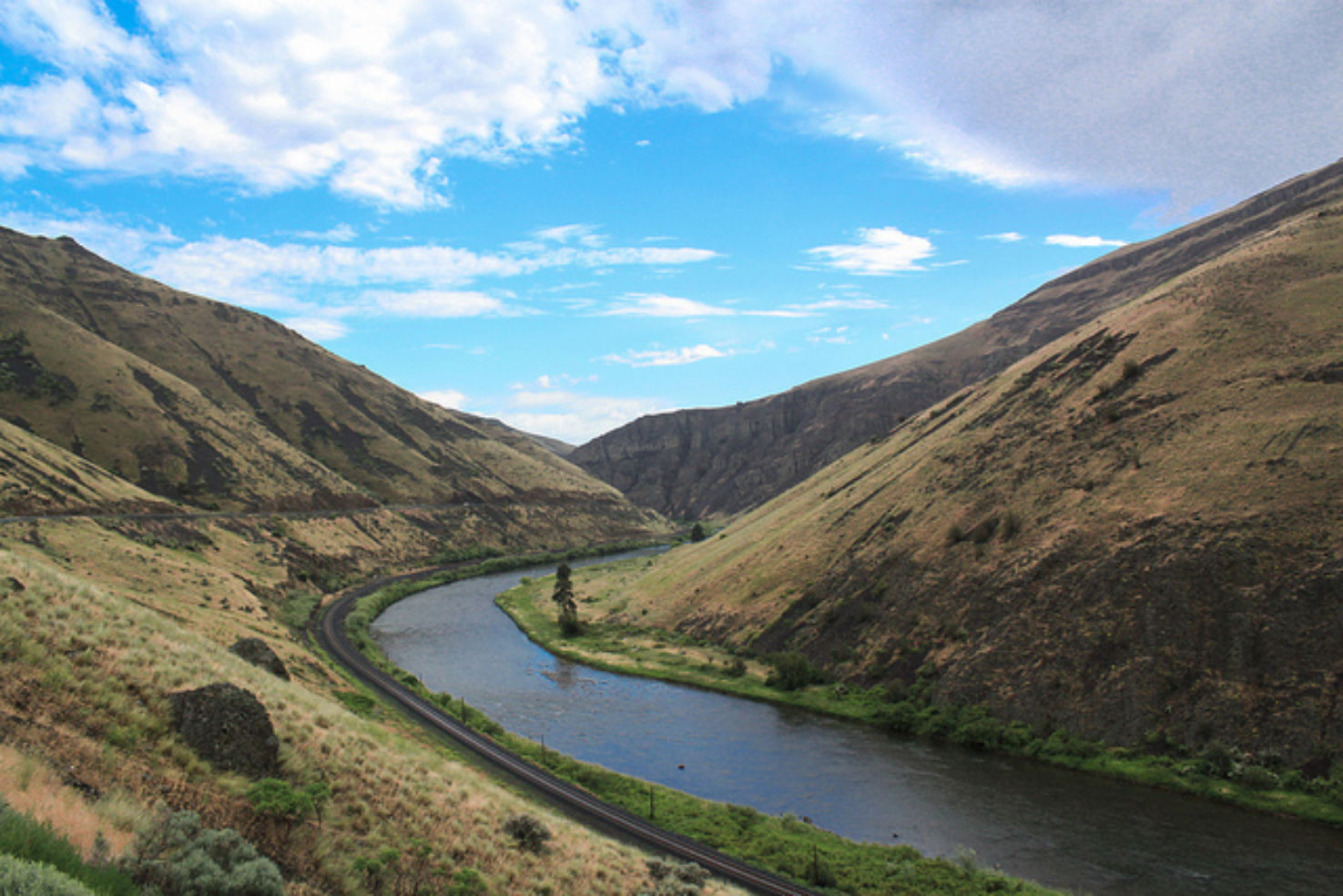 Yakima River Canyon in Eastern Washington State