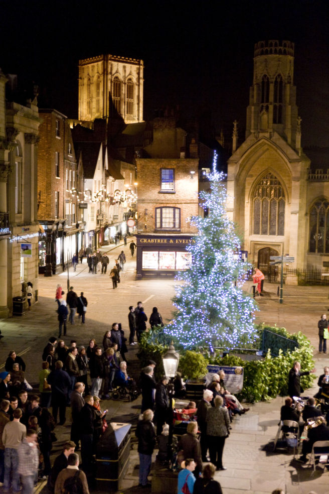York Market at Christmas