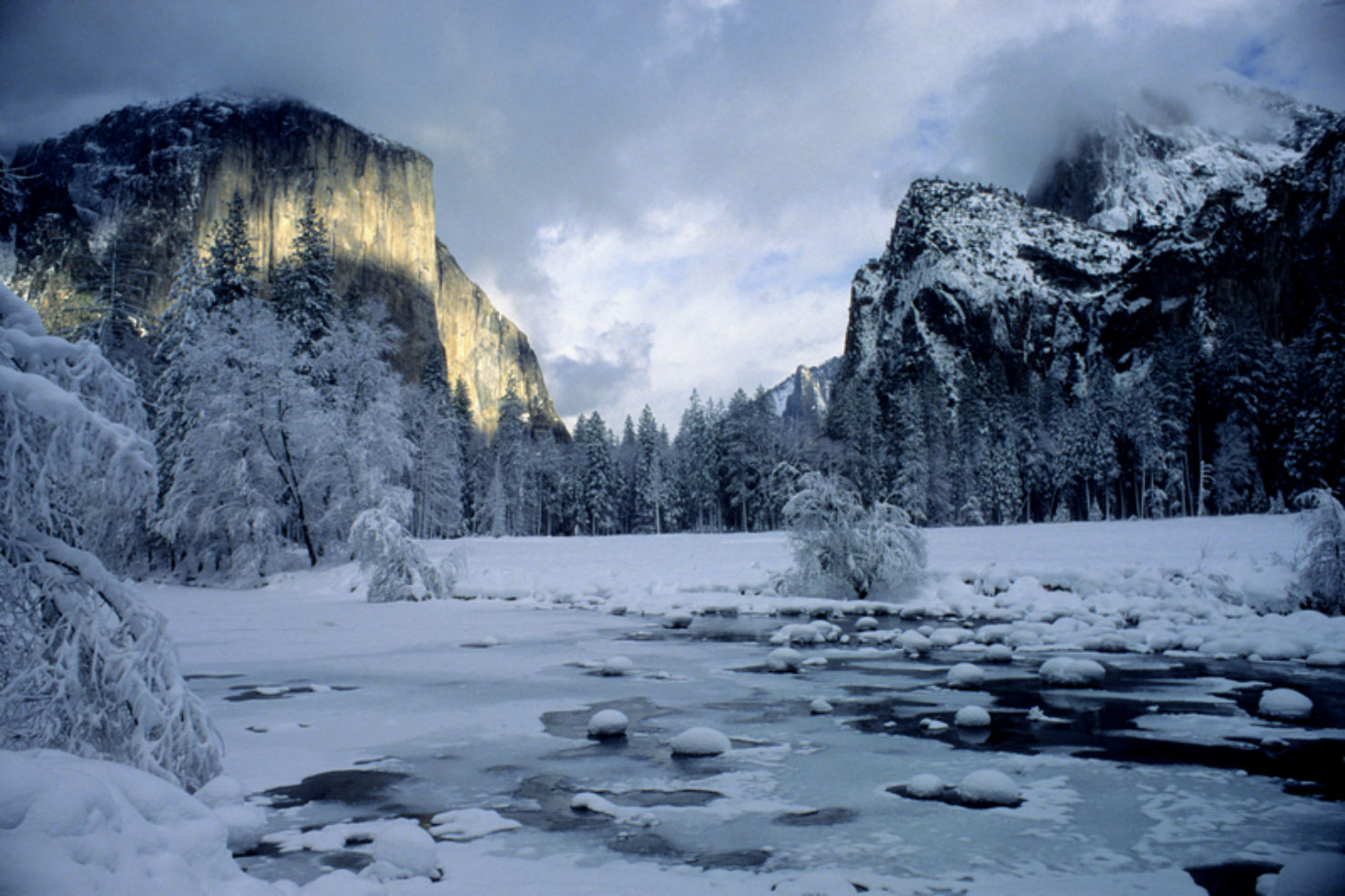 Yosemite Valley in the winter