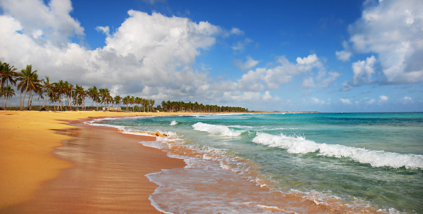 A view of the beach in Punta Cana, Dominican Republic
