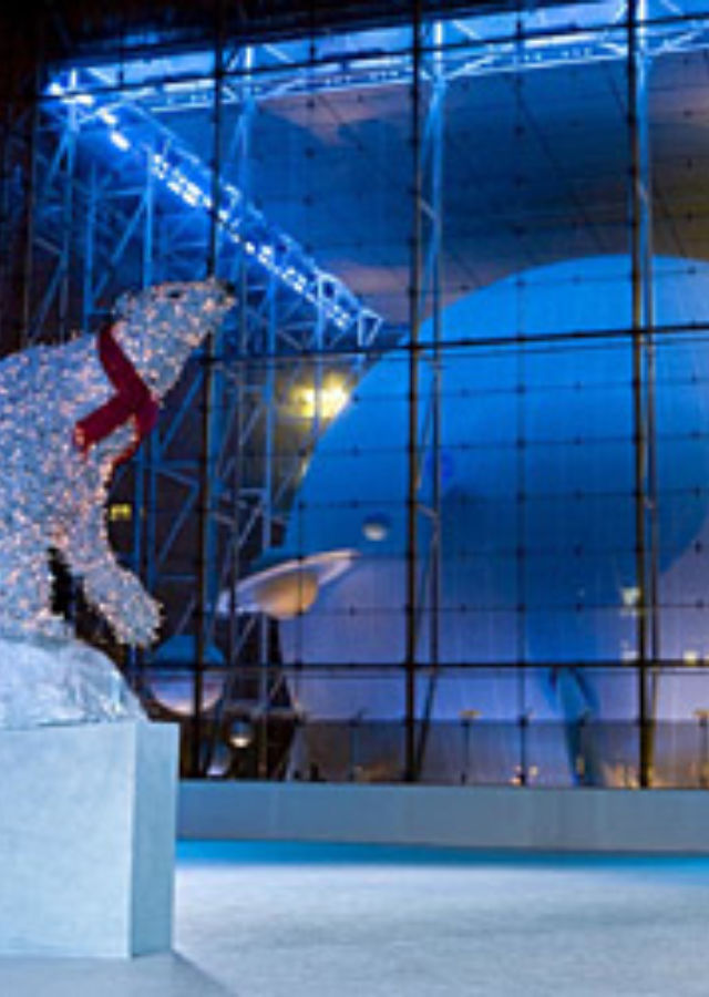 New York gets its first "fake ice" skating rink....But Budget Travel