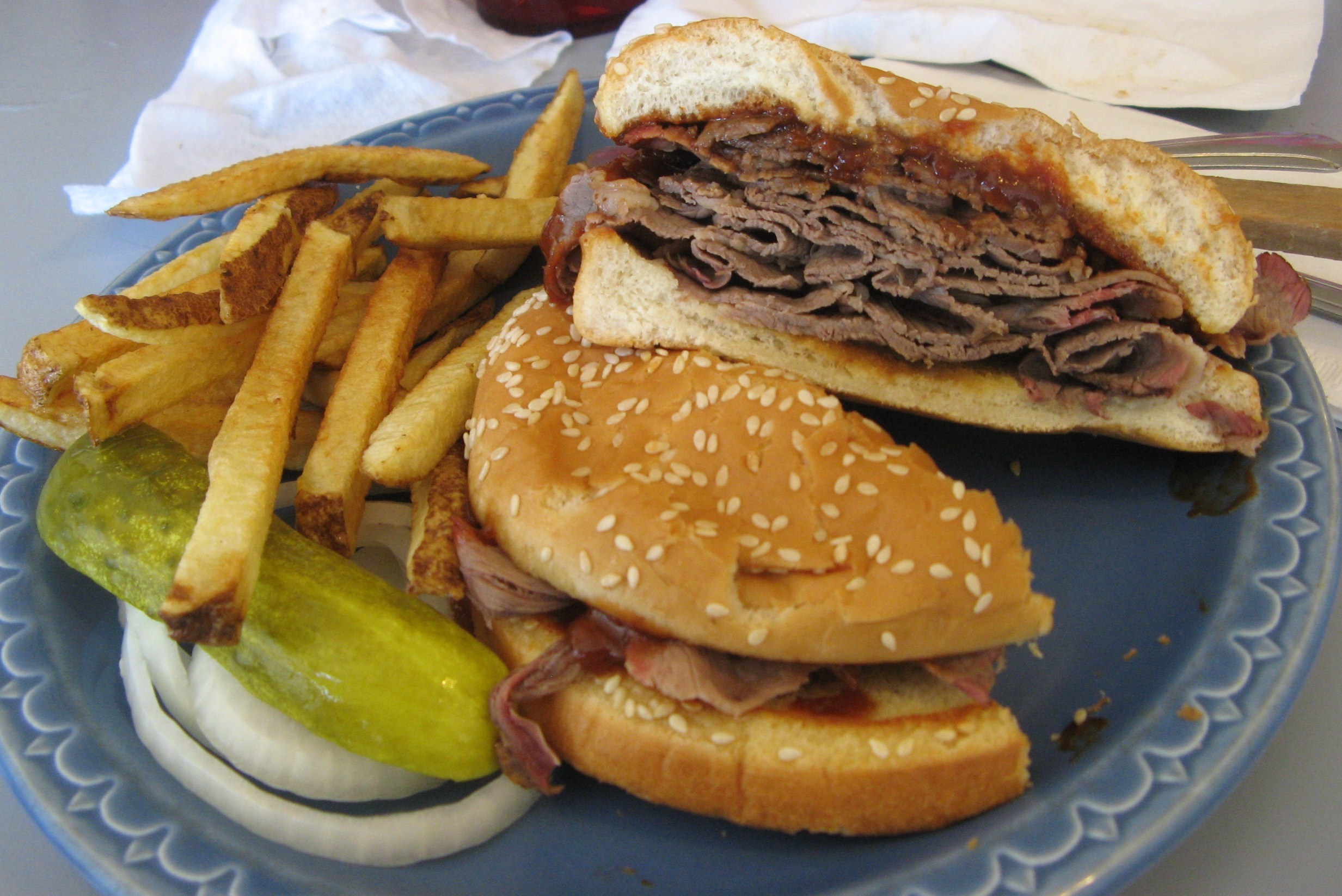 Bar-b-que beef brisket in new mexico