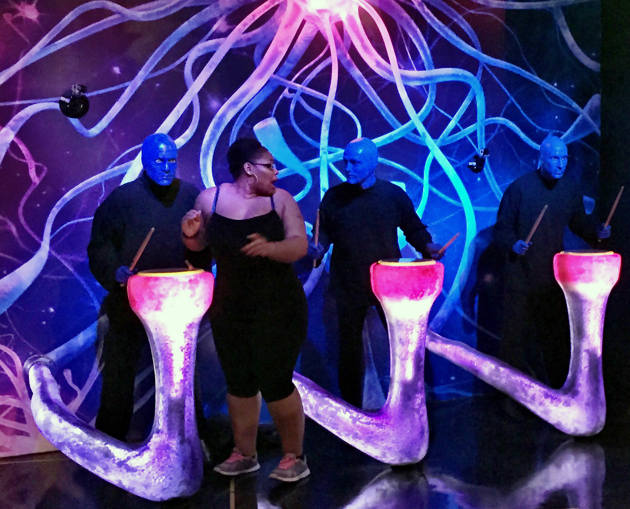 Blue Man Group Prank at Madame Tussauds