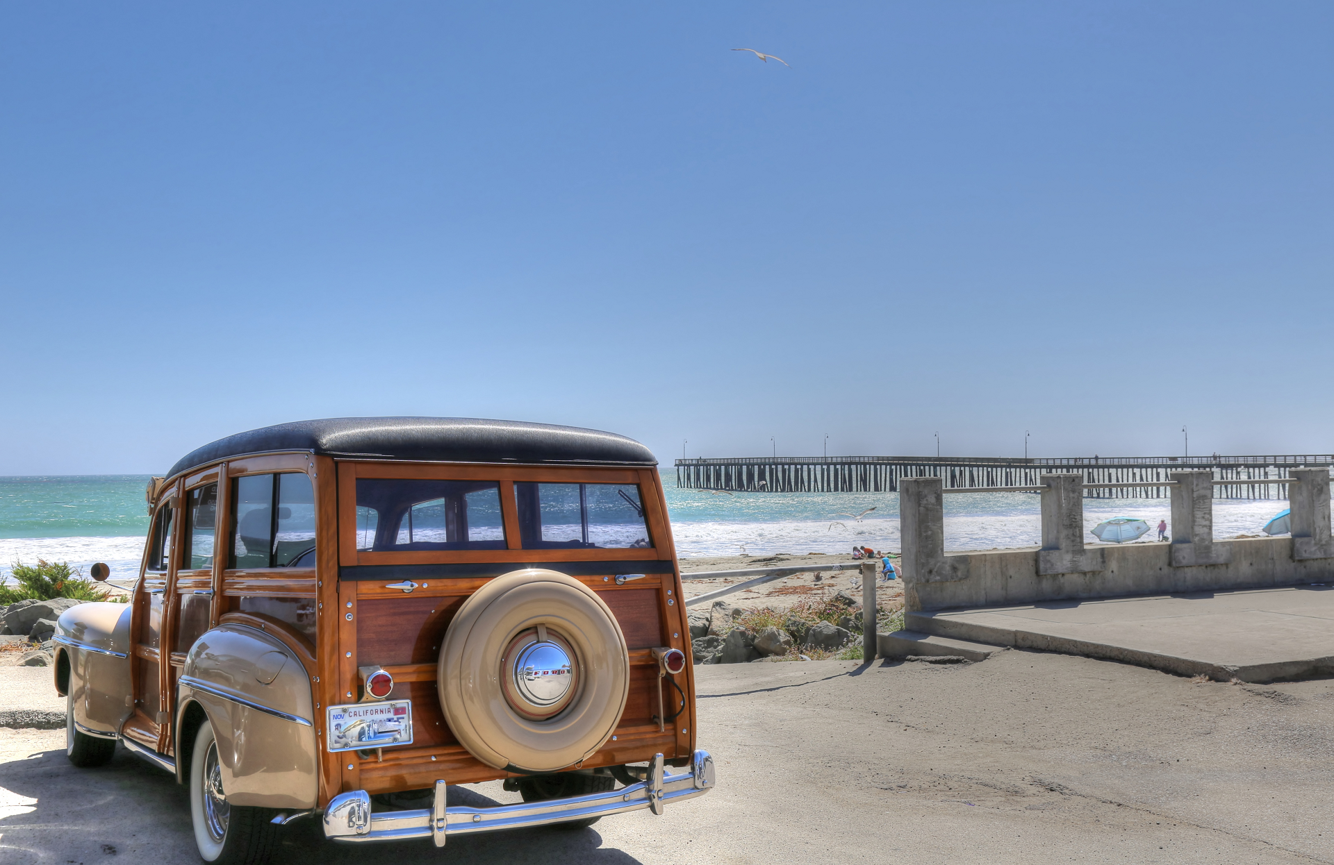 A beautiful beach along California Highway 1