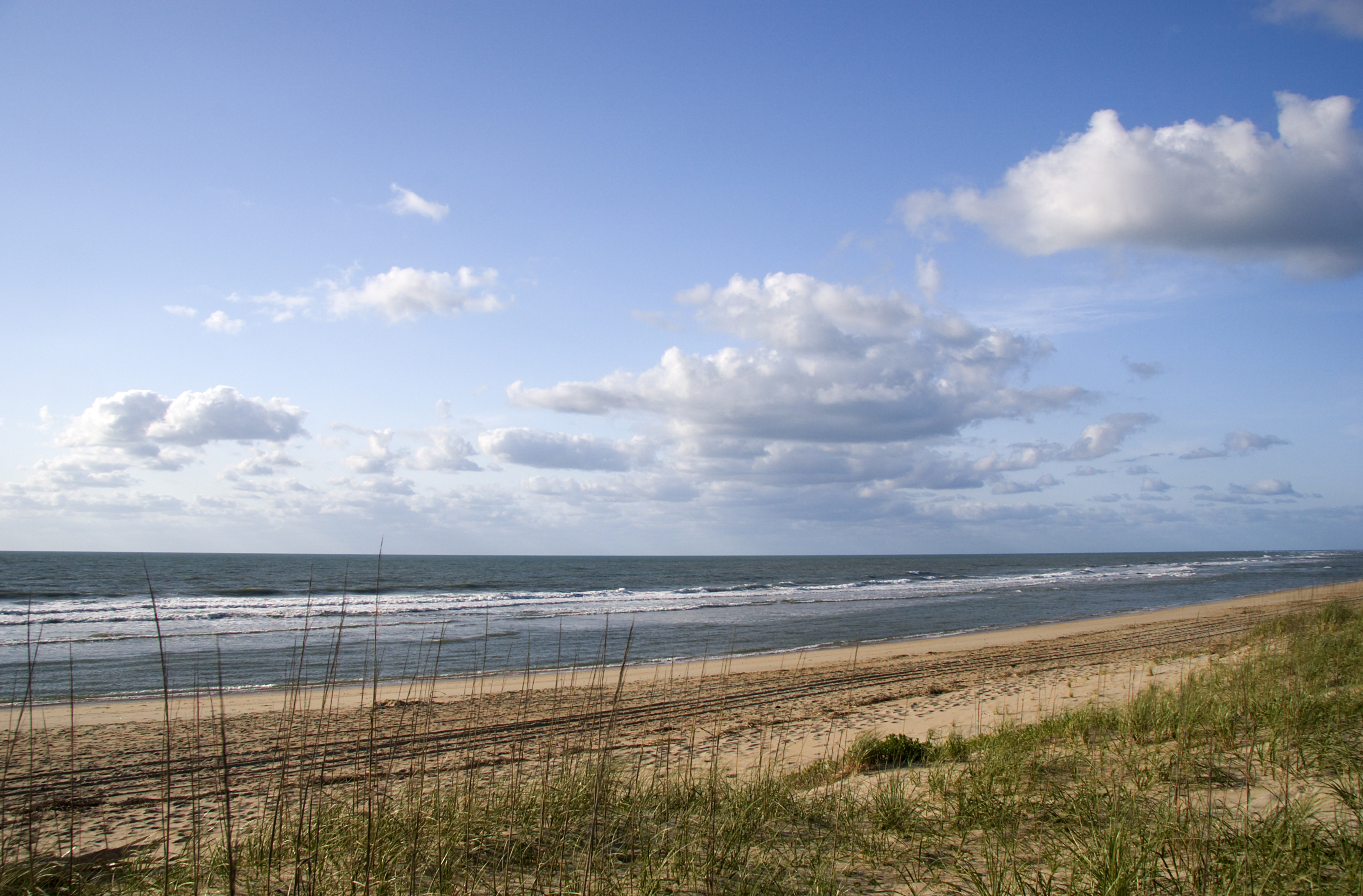 ocracoke, beach, outer, banks, north, carolina