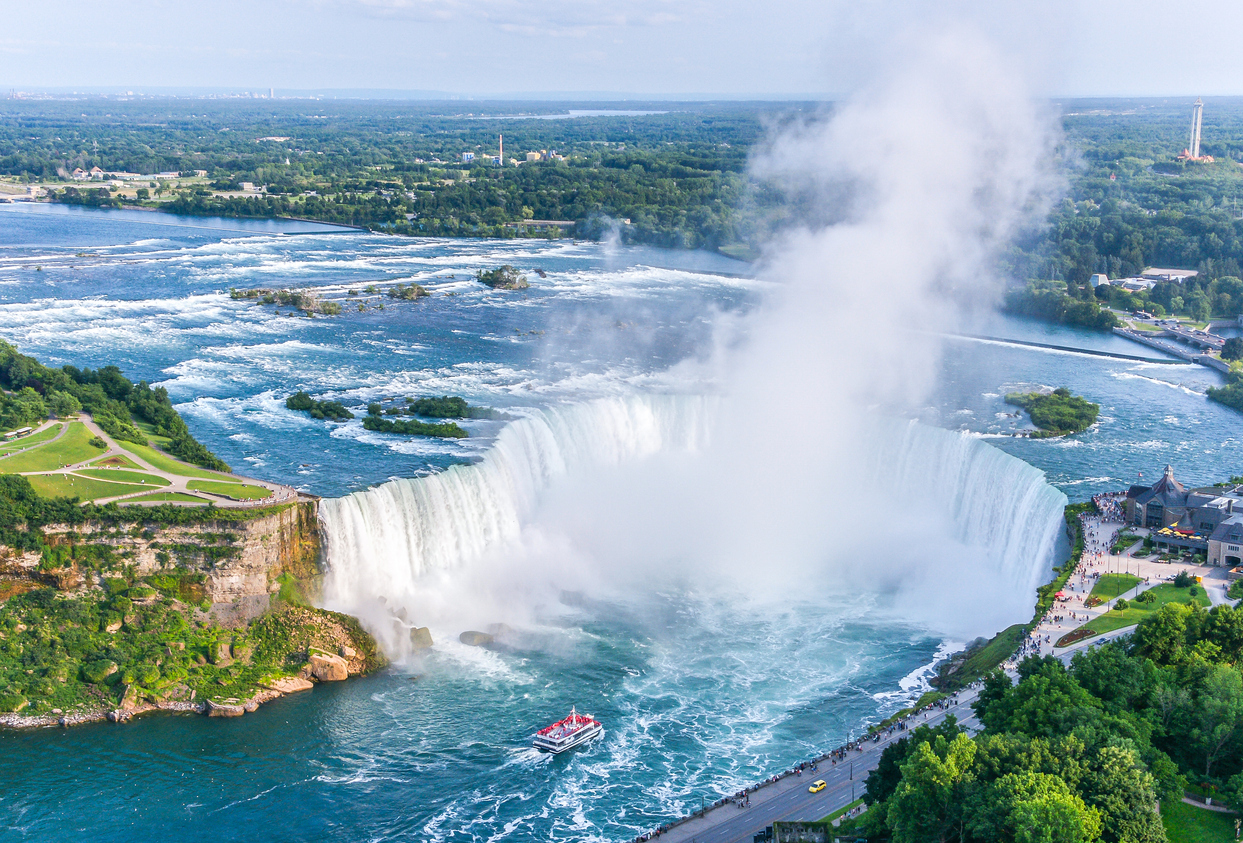 I Stock 514422152 - Niagara Falls Aerial View